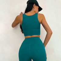 Ensemble de yoga pour femmes, vêtements de sport et décontractés pour le quotidien, couleurs variées, ensemble d'entraînement à haute compression, Ropa Deportiva Mujer Gym