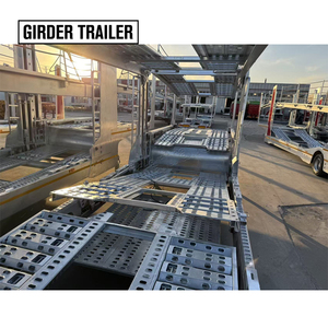 Portacoches personalizado de <span class=keywords><strong>2</strong></span> <span class=keywords><strong>ejes</strong></span> Marco extensible Equipo de transporte automático de alta capacidad <span class=keywords><strong>Remolques</strong></span> utilitarios de carga de acero <span class=keywords><strong>para</strong></span> semirremolque - Product Image 3