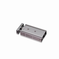 Cylindre pneumatique à double tige cxsm15 * 60 series avec roulement à glissière et roulement à billes