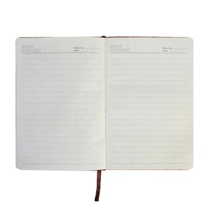 Boshiho Journal Writing Notebook Handmade Bound <b>Notepad</b> Cork Notebook with Pen Loop for Men & Women - Product Image 5