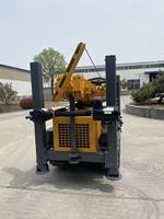 Plateforme de forage de puits d'eau hydraulique portable CSX180 avec boîte de vitesses sur chenilles pour un transport et une installation faciles