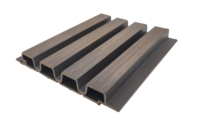Panneaux muraux composites en bois et plastique au design 3D modernes WPC imperméables de haute qualité pour la décoration intérieure de la salle de sport à domicile
