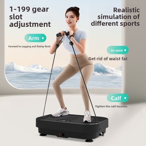 Plataforma Vibratoria Eléctrica RS <span class=keywords><strong>con</strong></span> <span class=keywords><strong>Música</strong></span> y Control Remoto para Adelgazar Todo el Cuerpo y Entrenamiento de Abdominales <span class=keywords><strong>en</strong></span> <span class=keywords><strong>Casa</strong></span> - Product Image 2