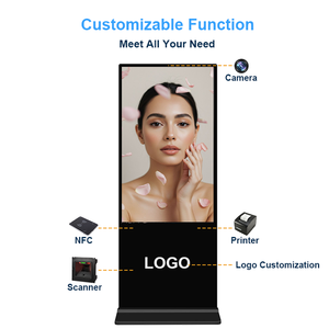 Écran <span class=keywords><strong>publicitaire</strong></span> sur pied de 32 pouces, panneau LCD de qualité A, avec caméra, imprimante, scanner en option, logiciel <span class=keywords><strong>gratuit</strong></span> pour les magasins - Product Image 4