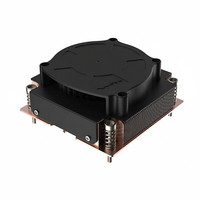 Solution de refroidissement de processeur de serveur 1U à profil bas, dissipateur thermique en cuivre 200W à 4 broches, ventilateur à double roulement à billes avec durée de vie de 40 000 heures pour LGA 1200 / 115X |