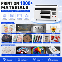 Impresora UV de Inyección de Tinta Plana A3 3360 XP600 con Dos Cabezales Automáticos para Cuero/Tarjetas/Carcasas de Teléfono, Vidrio y Metal