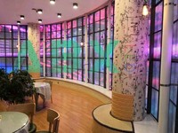 Écran d'affichage LED transparent, mur vidéo LED, écran publicitaire en verre transparent haute luminosité