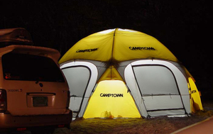 CAMPTOWN BIGDOME S, Carpa Domo Impermeable de Apertura Rápida con Sistema de Varillas de Fibra de Vidrio, Resistente al Viento, 2.7m, Ideal para Campamentos Familiares en Todas las Estaciones - Product Image 5