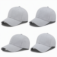 Casquette unisexe adulte sportive en PVC souple à 6 panneaux, à points incurvés et réglable