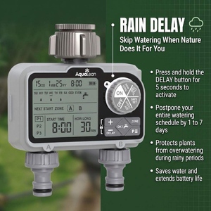 Garden Watering Automatic <b>Timer</b> Plastic Program-Setting Dial Manual On Switch Lock for Outdoor - Product Image 4