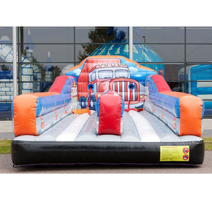 OEM/ODM Commerciële Opblaasbare Connect 4 Basketbalgame met 5 ringen voor evenementenverhuur - Product Image 2
