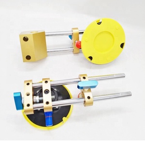 150mm Kaca Pengisap Batu Super Segitiga Hisap Pengangkat, Kaca Pemegang