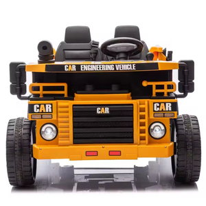 Voiture à pédales pour enfants à deux places, véhicule d'ingénierie électrique 24V, <span class=keywords><strong>camion</strong></span> à pédales pour enfants <span class=keywords><strong>avec</strong></span> <span class=keywords><strong>remorque</strong></span>, voiture électrique pour enfants - Product Image 2