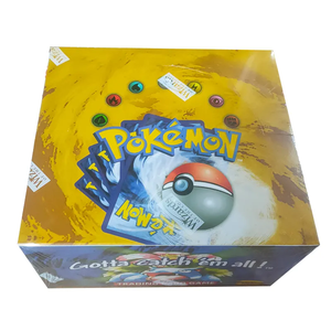 YZ Wholesale Rare Pokemoned 1st Edition Booster Box 1999 English Pokemoned Trading Card Booster Box Golden Collectible Cards Set - Product Image 2