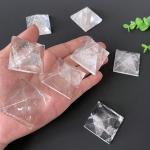 Pirámide de cristal curativo al por mayor Fengshui Reiki meditación espiritual cristal cuarzo pirámide de cristal - Product Image 3