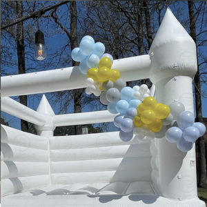 Castillo Hinchable Blanco Brincolín Inflable de 13 x 11.5 pies Casa Burbuja de 10 pies Carpa Domo <span class=keywords><strong>para</strong></span> Fiestas de Boda - Product Image 4
