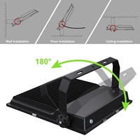 Projecteur à LED d'extérieur étanche Ip65 240w Projecteur à LED avec détecteur de mouvement Projecteurs muraux de sécurité pour jardin