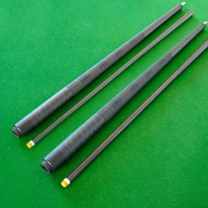 Queue de billard de haute qualité, fabriquée à la main, en fibre de carbone 3k, poignée en cuir, pointe de 11,8 mm/12,5 mm, 1/2, billard russe, snooker - Product Image 1