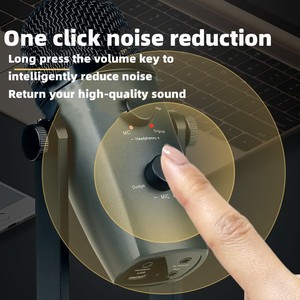 Micro Điện Dung USB Màu Xanh Dương-Thiết Bị Hát, Ghi Âm Và Phát Sóng Trực Tiếp, Bộ Điện Thoại Di Động Máy Tính Hoàn Chỉnh - Product Image 3