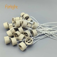 Céramique Gu5.3 Gu10 Pin Led Mr16 7 Watts Pièces Raccords Titulaire Luminaires Socket Accessoires Base 10cm 250V