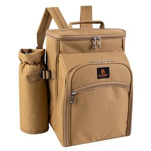 <strong>2</strong> Person Set Pack Large Capacity Wine Picnic Backpack Picnic Cooler Bag Trade with Rug - Product Image 3