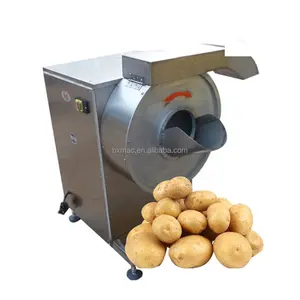 स्वचालित आलू चिप्स बनाने वाली मशीन आलू कटर मशीन फ्राई फ्रूट सब्जी कटर कटिंग मशीन