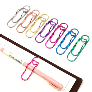 Metal <b>Pen</b> Clip 75mm <b>Gold</b> Blue Green Rose <b>Gold</b> Fuchsia Silver Purple Notebook Holder Office Stationery Accessory - Product Image 3