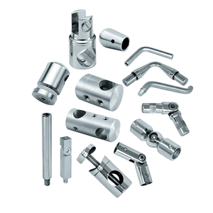 מעקה מדרגות סיטונאי 304 316 מעקה נירוסטה אביזרי צינור אביזרי מחבר מעקה זכוכית - Product Image 1