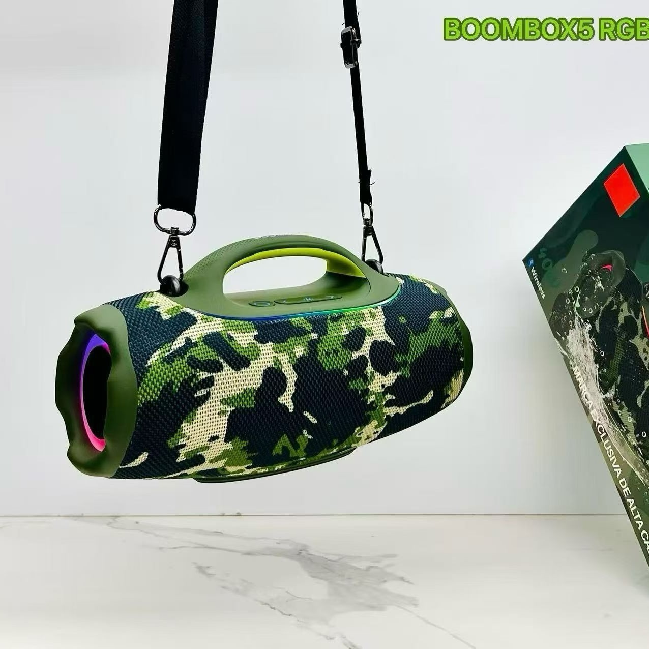 BOOMBOX5 RGB Wireless  Speaker War God Series, Handheld Outdoor Portable Bass Speaker · image 6