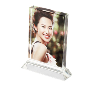 Cadre photo en cristal de verre vierge de sublimation de BSJ-08A de décoration intérieure pour les affaires/mariage/cadeaux de mémoire - Product Image 6
