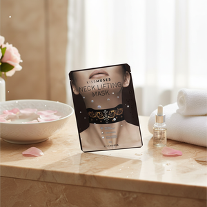 KISSMUSES Masque facial en coton taille voyage Lifting du cou et amélioration des rides Bon produit hydratant dans le monde - Product Image 3