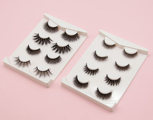 Pestañas postizas mullidas, respetuosas con el medio ambiente, a granel, de visón, pelo humano, venta al por mayor, 25mm - Product Image 6