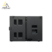 KS28 L-solution, double subwoofer de 18 pouces, puissance de 2400 W, plage de fréquences de 29 Hz à 200 Hz, pour les performances de DJ sur scène, les événements en plein air et en intérieur