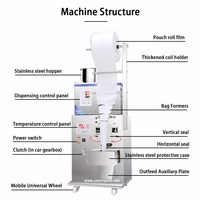 Machines d'emballage, machine d'emballage en sachet, prix d'usine, machines d'emballage multifonctions en sachet avec imprimante de date