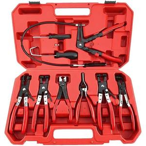 CLAUTOOL haute qualité 9 pièces outils de réparation de <span class=keywords><strong>voiture</strong></span> Automobiles Flexible collier de serrage pinces <span class=keywords><strong>pince</strong></span> tuyau outils pinces - Product Image 1