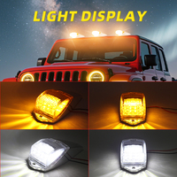 Feux latéraux de camion LED, feux de toit, clignotants de cabine ambrés, feux de toit