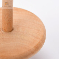 Spinning de madera giratoria para niños, suministros de juguetes artesanales, eje de vapor para decorar, proyecto artesanal personalizado