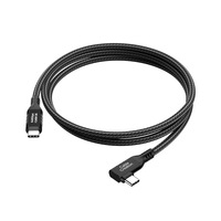 Câble de données USB4 mâle-mâle type C multifonctionnel, transmission haute vitesse 40G, charge rapide 240W, câble vidéo 8K Thunderbolt 4/3