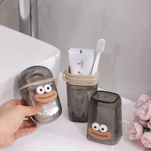 Boîte de rangement portable en gros pour voyage, camping, maison, avec compartiments pour savon, dentifrice et bain de bouche, motif dessin animé - Product Image 6