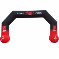 Arche gonflable d'extérieur pour événements sportifs, portique de départ/arrivée pour courses sportives, idéale pour la promotion et la mise en valeur des sponsors