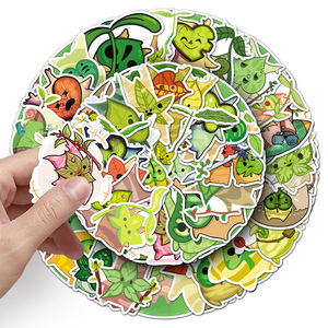 50 pièces décorations d'autocollant de jeu étanche de dessin animé de haute qualité la légende de <span class=keywords><strong>Zelda</strong></span> Korok autocollant - Product Image 6