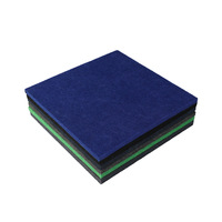 Vente en gros Panneau d'absorption acoustique en fibre de polyester Maternelle Cinéma KTV Isolation murale Panneaux acoustiques en coton Insonorisés