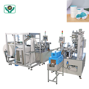 Machine automatique de fabrication et d'emballage sous film rétractable de serviettes compressées à grande vitesse avec contrôle PLC, 30-35 pièces/min, fonctionnement à haute vitesse - Product Image 4