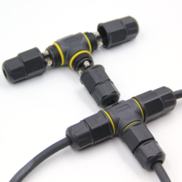 Connecteur électrique en T DREAM M25 IP68, 3 voies, 3 broches, sans soudure, à bornes à vis, pour câblage extérieur