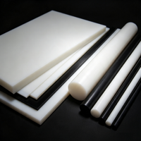 Barre solide en PET extrudé blanc, PETP, PETG, barre recouverte de fibre de verre haute ténacité pour la fabrication de modèles d'impression 3D et de supports de tentes