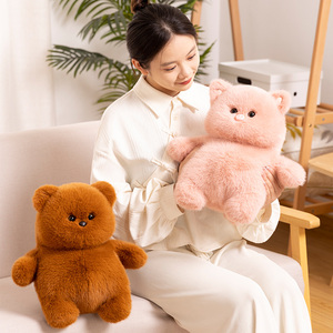 Juguetes de peluche de cerdo perezoso esponjoso de calidad superior, juguetes de peluche de Panda gordito, oso de peluche, muñecas suaves, fábrica de Yangzhou, regalos al por mayor - Product Image 5
