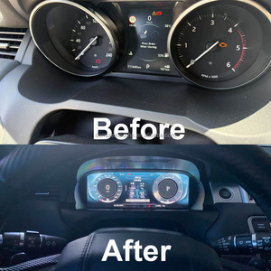 Velocímetro de coche de 12,3 ", instrumento Virtual, grupo de cabina para Land Rover Range Rover Evoque 2012-2019, actualización de tablero LCD - Product Image 6