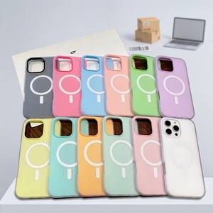 เคสโทรศัพท์ซิลิโคน TPU สำหรับ <span class=keywords><strong>iPhone</strong></span> 17 <span class=keywords><strong>Pro</strong></span> <span class=keywords><strong>Max</strong></span> สีมาการอง <span class=keywords><strong>12</strong></span> สี แบบ OEM ป้องกันการกระแทก ขายส่ง - Product Image 1