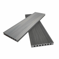 Planches de terrasse en composite WPC co-extrudé, revêtement anti-rayures et anti-décoloration, revêtement de sol extérieur
