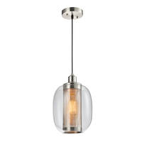 Lustre moderne pour cuisine, salon, bar, restaurant, hôtel, maison, 3 lumières, abat-jour en verre